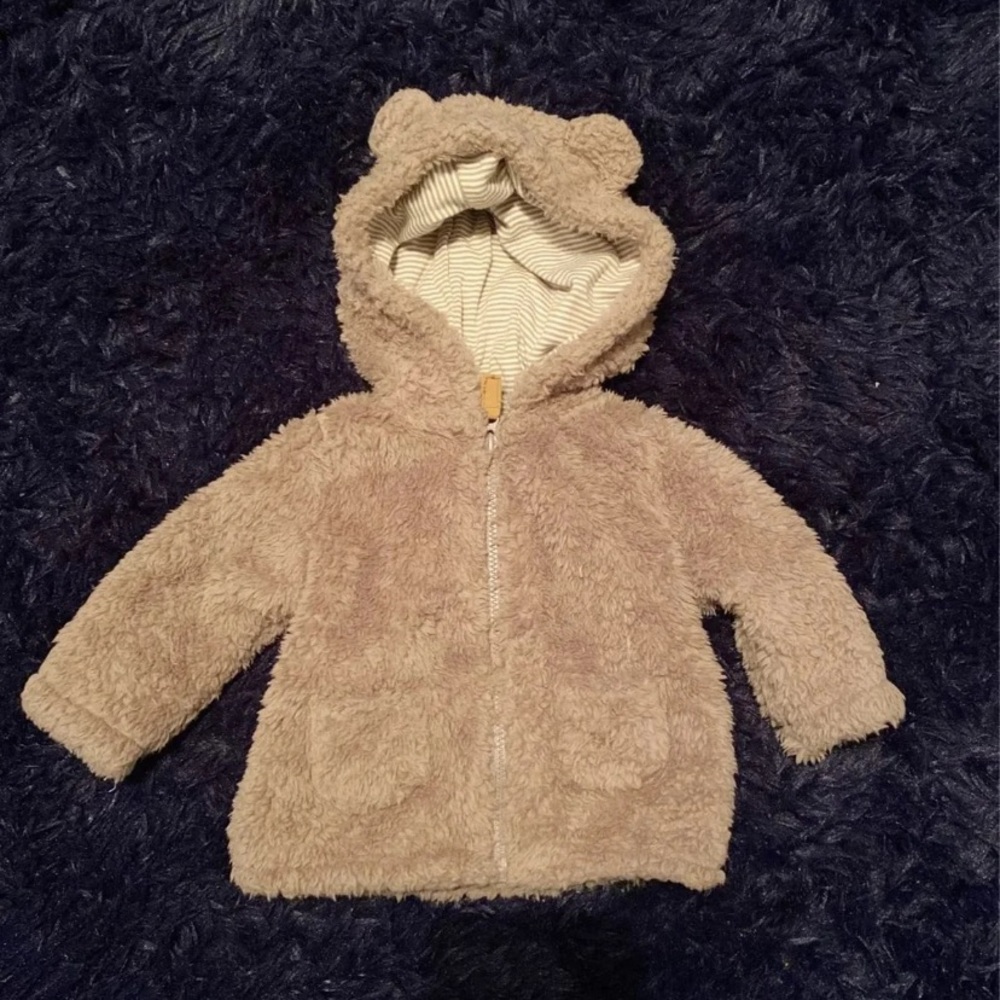 Infant Hooded Sherpa Jacket